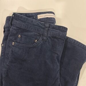Anthropologie Pilcro Parallel Cuffed Corduroy Pants Size 27